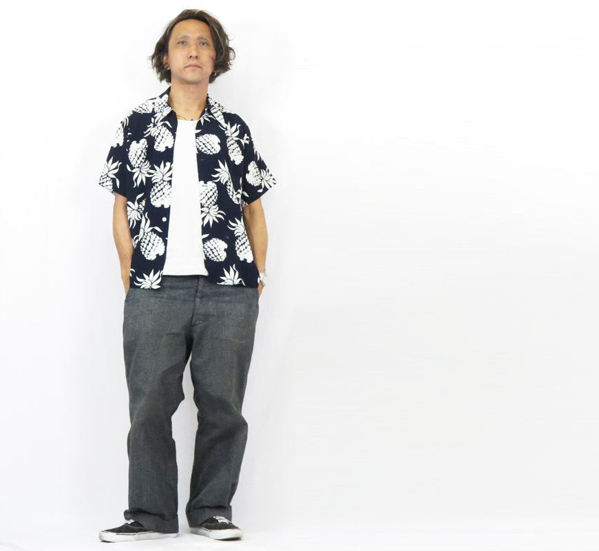 SUN SURF サンサーフ デュークカハナモク 半袖 レーヨン アロハシャツ