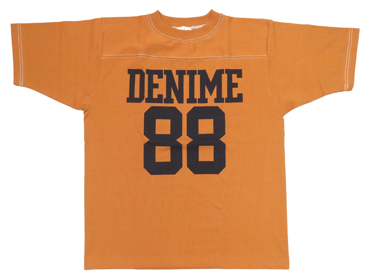 DENIME ドゥニーム WAREHOUSE ウェアハウス 半袖 Tシャツ フットボール Numbe...