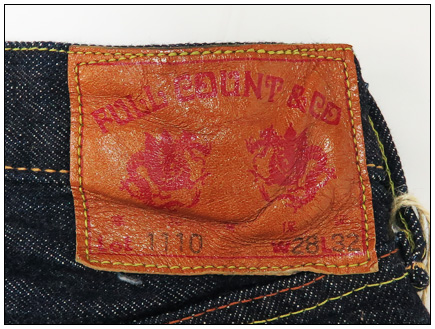 FULLCOUNT 1110 TAPERED テーパードジーンズ 13.7oz ジンバブエコットン デニム