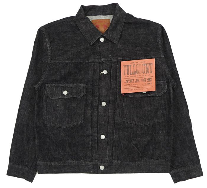 FULLCOUNT フルカウント 2102BK セカンドモデル ブラック デニム  