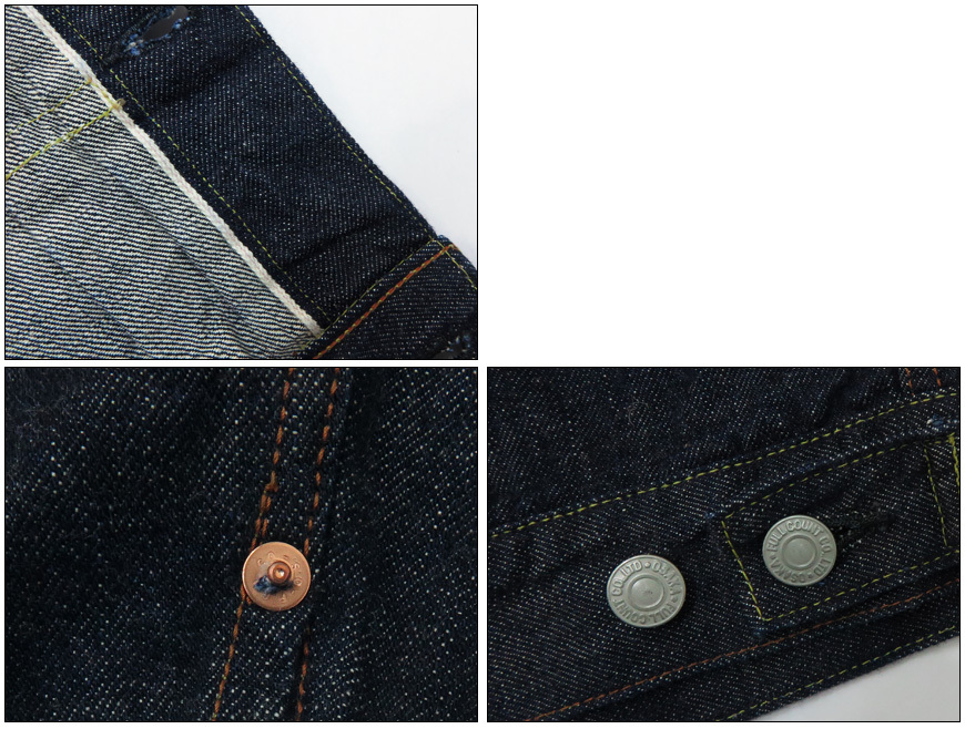 FULLCOUNT デニム ジャケット 2ndモデル ダブルフラップポケット 13.7oz ジンバブエコットン 2102W 