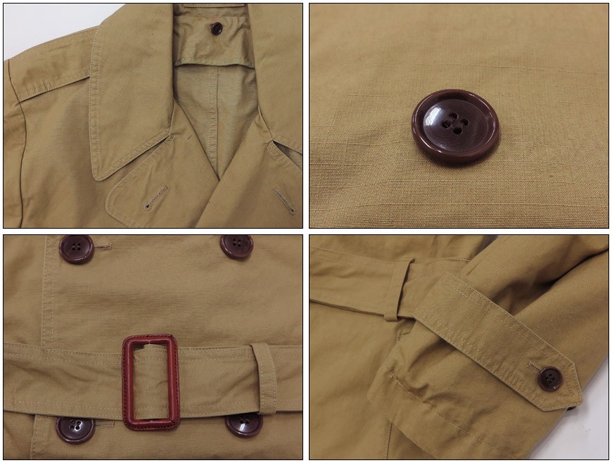 FULLCOUNT（フルカウント） リップストップ アーミー トレンチコート