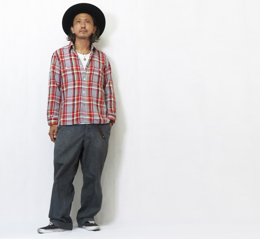 FULLCOUNT（フルカウント） オリジナルコットンチェック フランネル