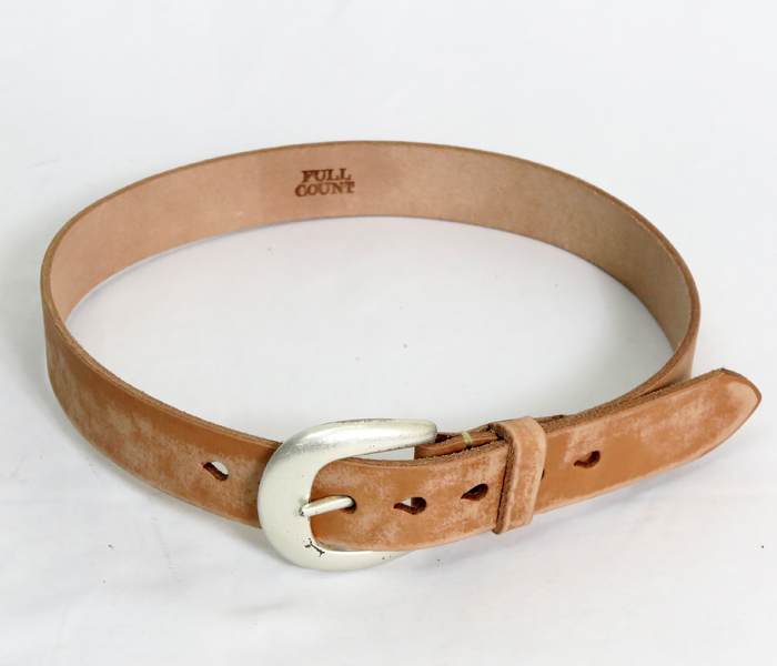 フルカウント　ベルト　新品未使用　28 フルカウント FULL COUNT ベルト 6210 Wild Leather Belt レザー