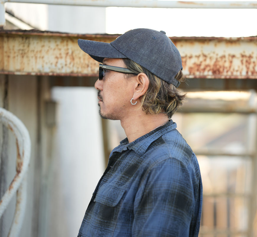 FULLCOUNT（フルカウント） デニム ベースボールキャップ 6PANEL LOW