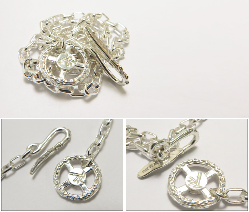 フラットヘッド THE FLAT HEAD シルバー925 フェザーフック チェーン 50cm FN-JC-011