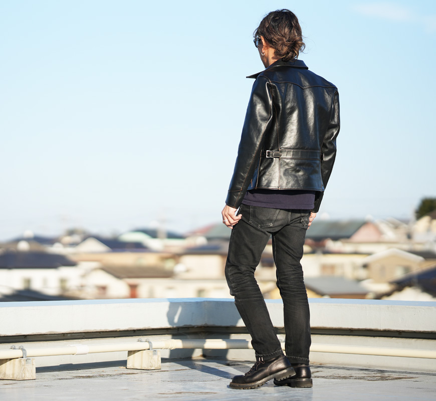 フラットヘッド THE FLAT HEAD ホースハイド シングル ライダース