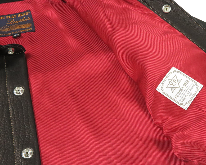 フラットヘッド THE FLAT HEAD ディアスキンシャツ FN-LS-DS004