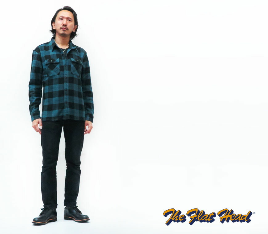 The Flat Head（フラッドヘッド） フラットヘッド 長袖 ブロック