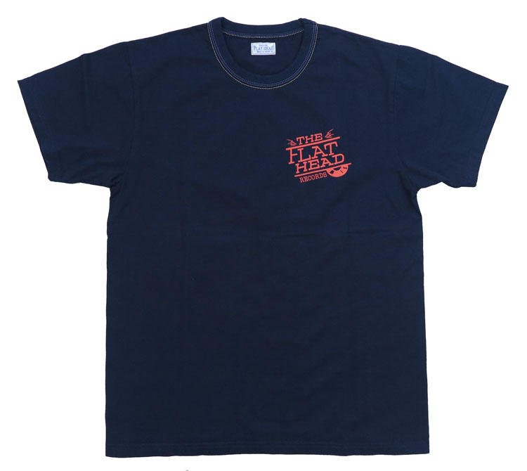 フラットヘッド THE FLAT HEAD 半袖 Ｔシャツ &quot;THE FLAT HEAD RECOR...