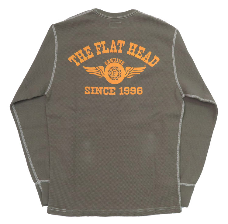 The Flat Head（フラッドヘッド） フラットヘッド 長袖 プリント T 