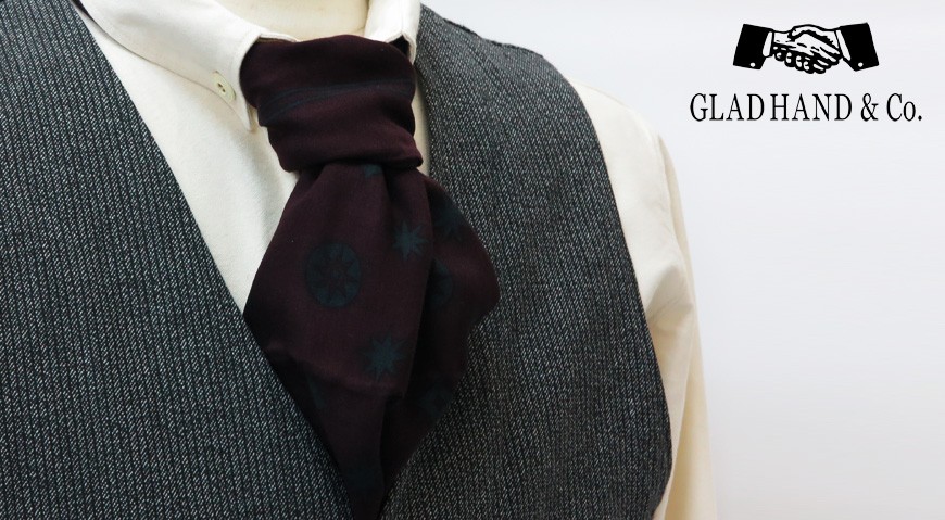 新品 GLAD HAND オリジナルレーヨン仕立てシャツ