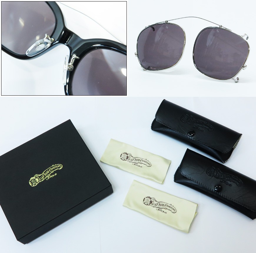 GLAD HAND 丹羽雅彦作 ジミー クリップオン付き ブラック 全6色【GLAD HAND/グラッドハンド】×【MASAHIKO NIWA/丹羽雅彦