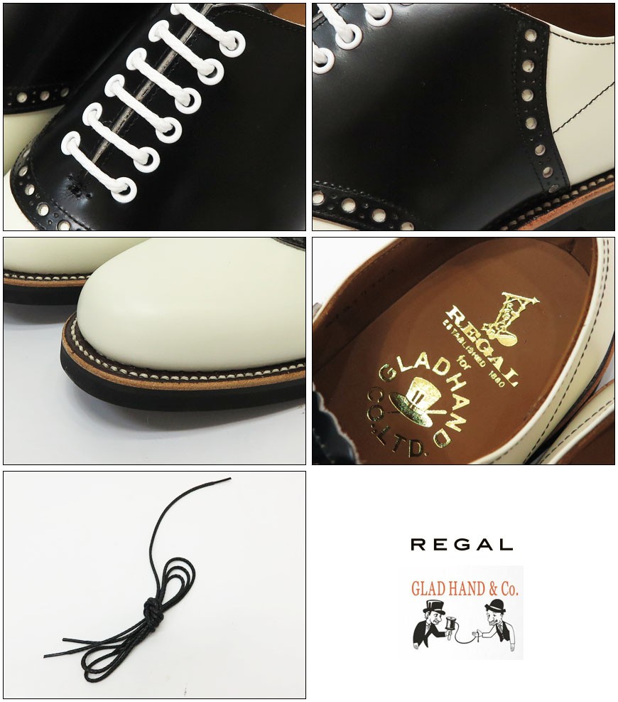 R♦早い者勝ち♦REGAL x GLAD HAND♦28cm GLAD HAND（グラッドハンド） リーガル サドルシューズ メンズ