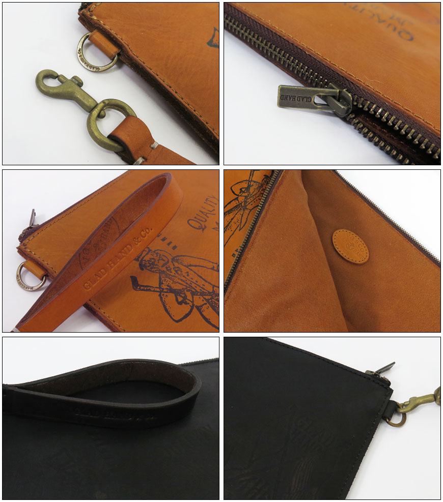 GLAD HAND（グラッドハンド） VASCO × ヴァスコ レザー PCスリーブ