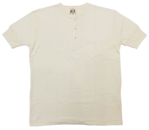 GLAD HAND（グラッドハンド） 半袖 ヘンリーネック ポケット Tシャツ