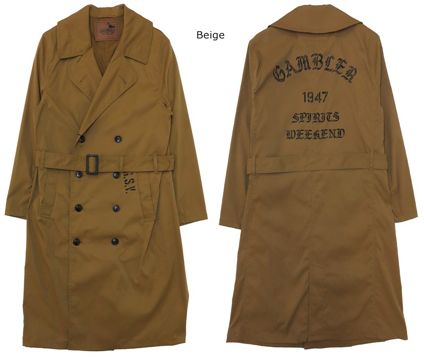 GANGSTERVILLE（ギャングスタービル） BENJAMIN トレンチコート