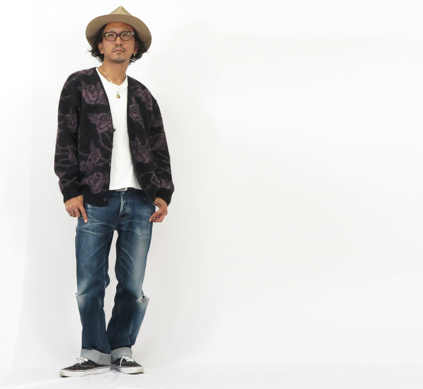 GANGSTERVILLE ギャングスタービル モヘア カーディガン MIVIDA