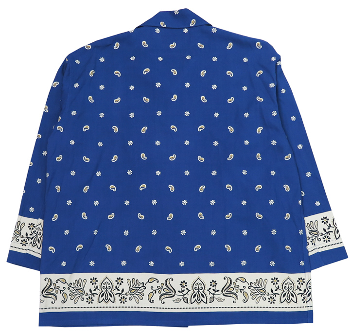 GANGSTERVILLE（ギャングスタービル） 長袖 レーヨン オープンカラー