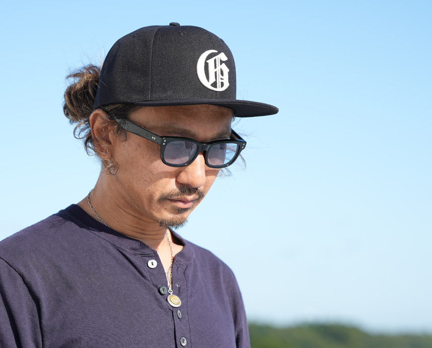 GANGSTERVILLE（ギャングスタービル） ロゴ刺繍 ベースボールキャップ