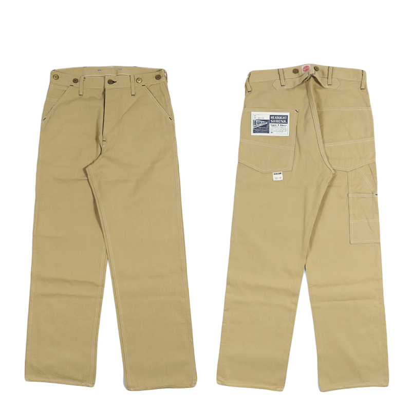 SUGAR CANE HEADLIGHT ヘッドライト 10oz ランダム ヘリンボーンツイル