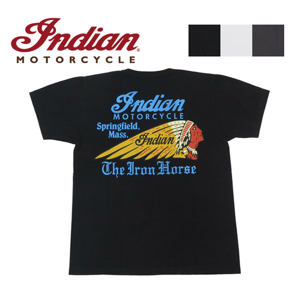 インディアンモトサイクル ワークシャツ オープンカラー