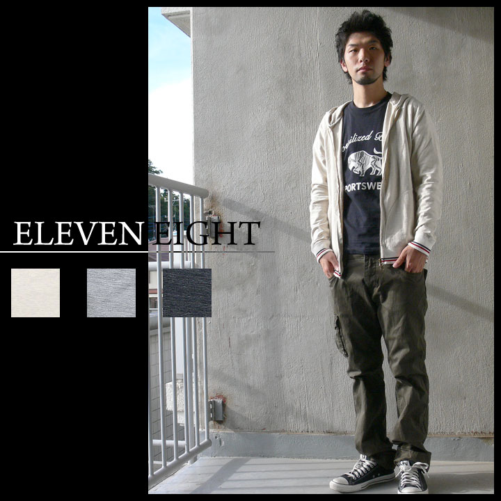 ELEVEN EIGHT イレブンエイト 杢天竺 裏使いリブライン