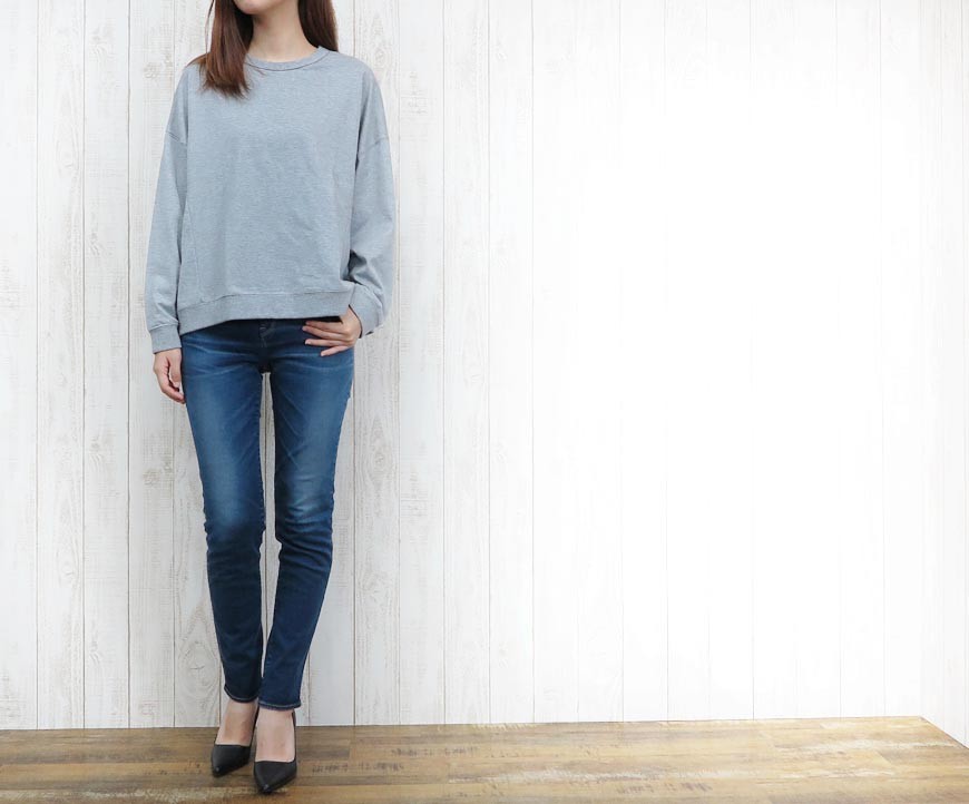 Allumer アリュメール レディース Ｔシャツ 長袖 Aライン ルーズ amr8141856 Allumer アリュメール レディース Tシャツ 長袖 Aライン ルーズ