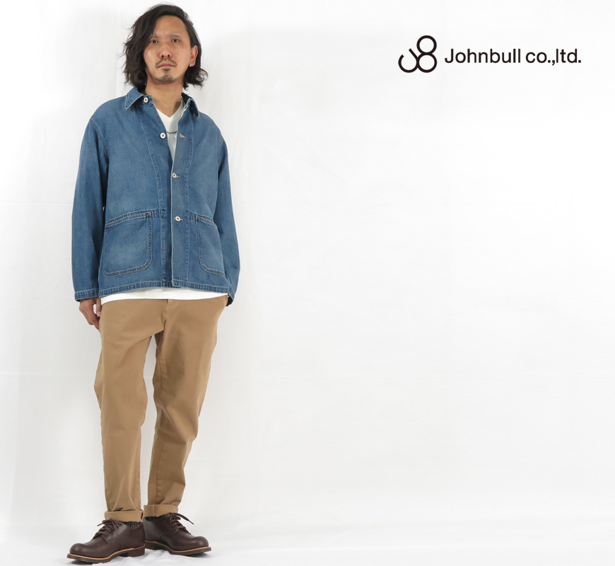Johnbull ジョンブル JOHNBULL 10oz コットンリネンデニム サック