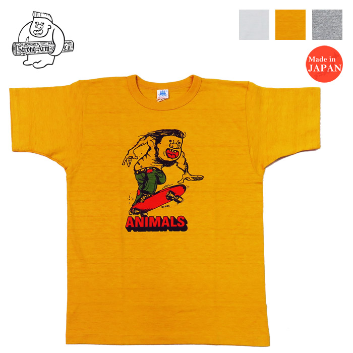 WAREHOUSE John Gluckow ジョングラッコー 半袖 Tシャツ Animal