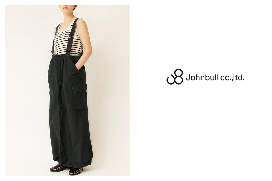 Johnbull タイプライターサスペンダーカーゴスカート Johnbull タイプライター サスペンダー カーゴ スカート