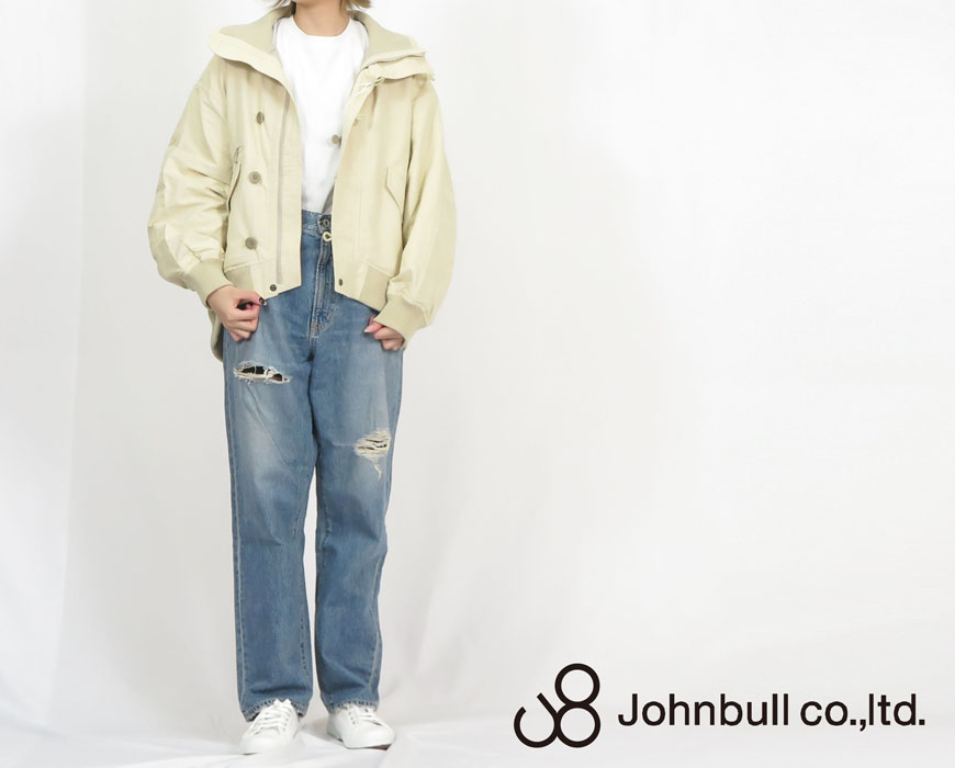 Johnbull（ジョンブル） レディース スタンド カラーリブ ブルゾン