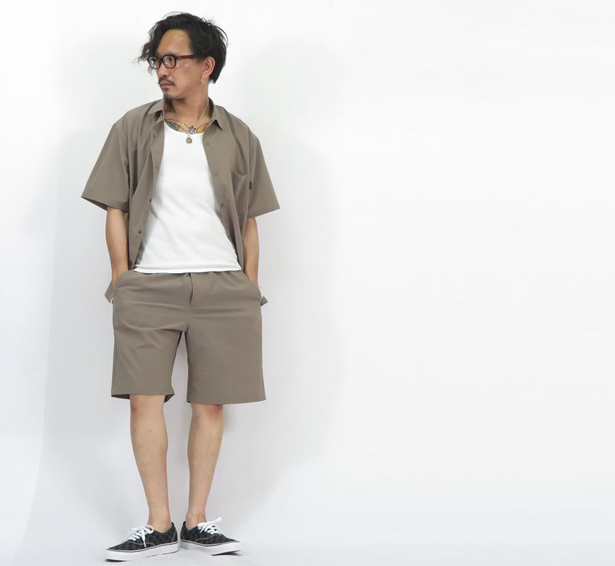 ジョンブル JOHNBULL COOLDOTS 半袖 シャツ JM232S07 Johnbull（ジョンブル） JOHNBULL COOLDOTS 半袖 シャツ JM232S07