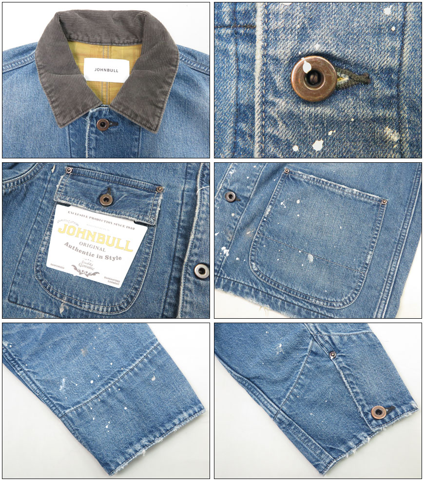Johnbull（ジョンブル） ブランケットデニムカバーオール JM234L03