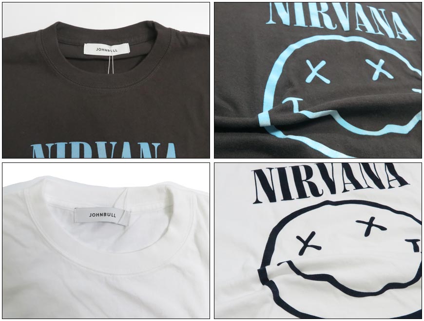 Johnbull（ジョンブル） アーティスト フォト 半袖 Tシャツ NIRVANA