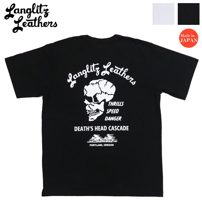 ラングリッツレザーズ Langlitz Leathers 半袖 Tシャツ ロゴプリント 日本製 LLC-003 DHC-1