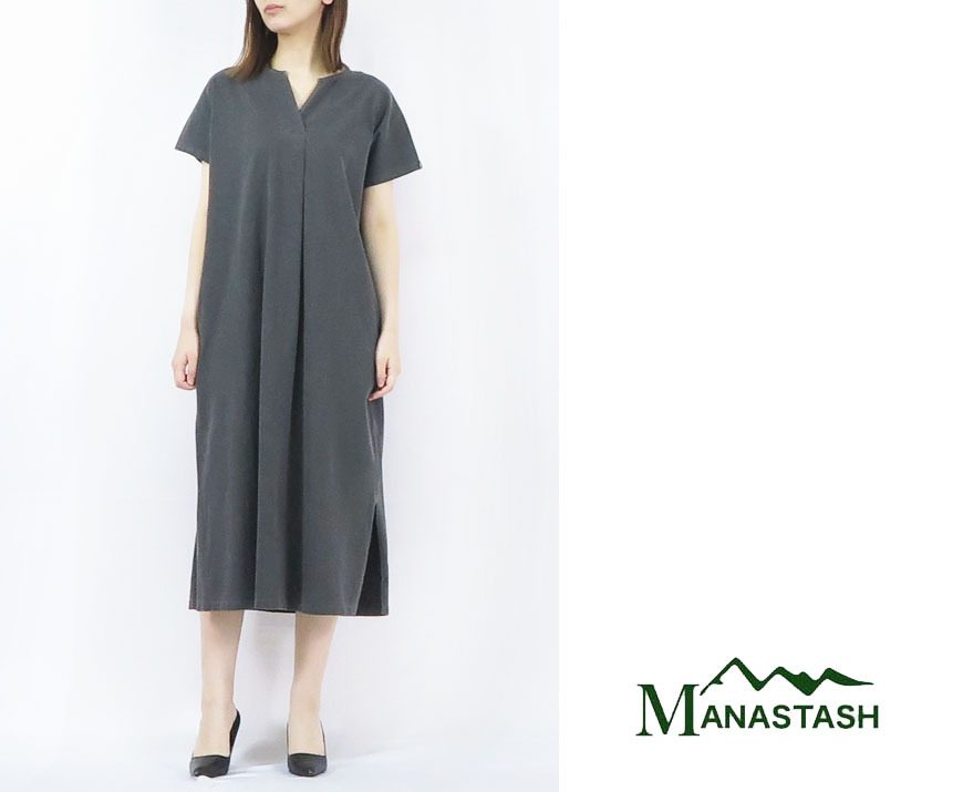 MANASTASH マナスタッシュ レディース ピグメント スキッパードレス ワンピース Tシャツ 7213017 MANASTASH（マナスタッシュ） レディース ピグメント スキッパードレス