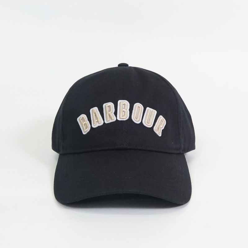 Barbour（バブアー） コットン 6パネル キャップ ロゴ刺繍ワッペン