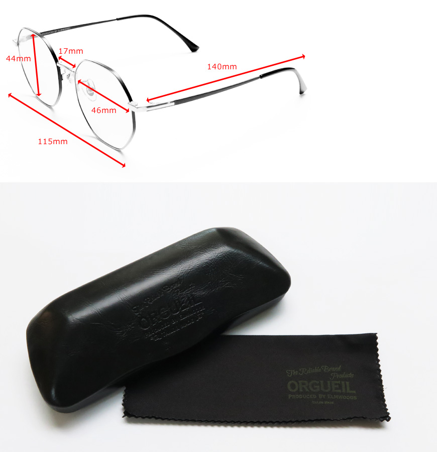 ORGUEIL（オルゲイユ） メタルフレーム グラス メガネ サングラス 眼鏡