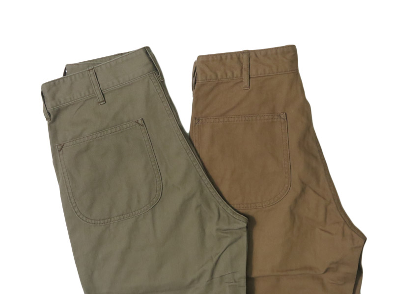 Pherrow's（フェローズ） ワークパンツ ヘリンボーンツイルミリタリー