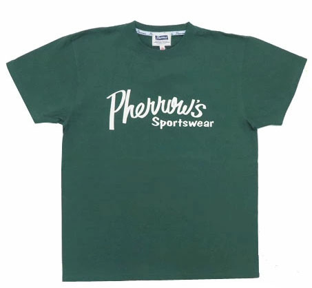 フェローズ Pherrow&apos;s 半袖Tシャツ プリント 「Pherrow&apos;s」 ロゴ PT1