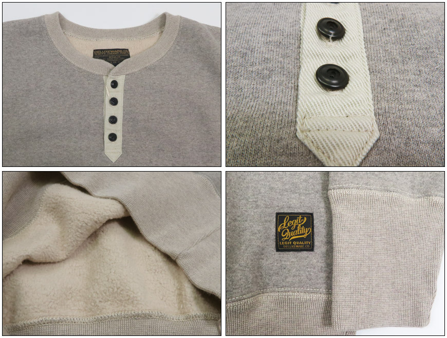 DELUXEWARE（デラックスウエア） デラックスウェア ヘンリーネック