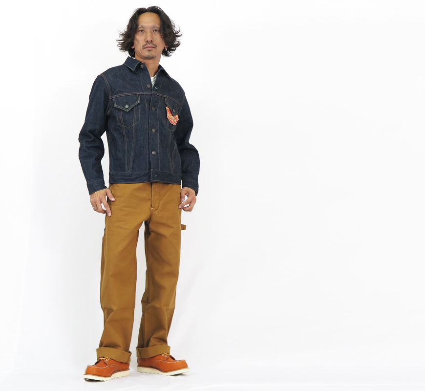 SUGAR CANE デニムジャケット 3rd ブラウン 40 SUGAR CANE デニム