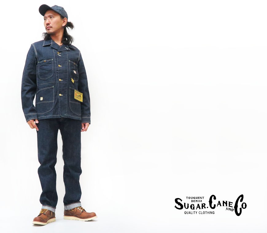 SUGAR CANE シュガーケーン 11oz. BLUE DENIM WORK COAT デニム