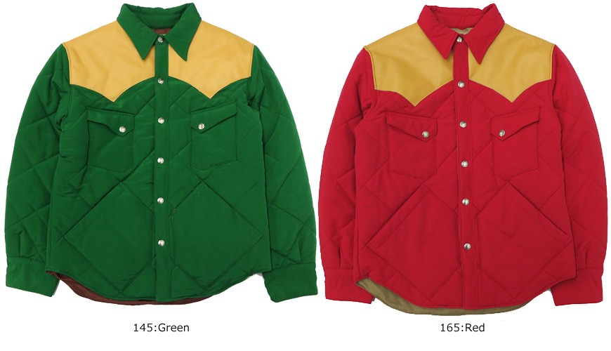 SUGAR CANE シュガーケーン レザーヨーク ウエスタン 中綿 シャツジャケット N/C ロクヨンクロス ナイロン SC14451 SUGAR CANE シュガーケーン レザーヨーク ウエスタン 中綿 シャツ