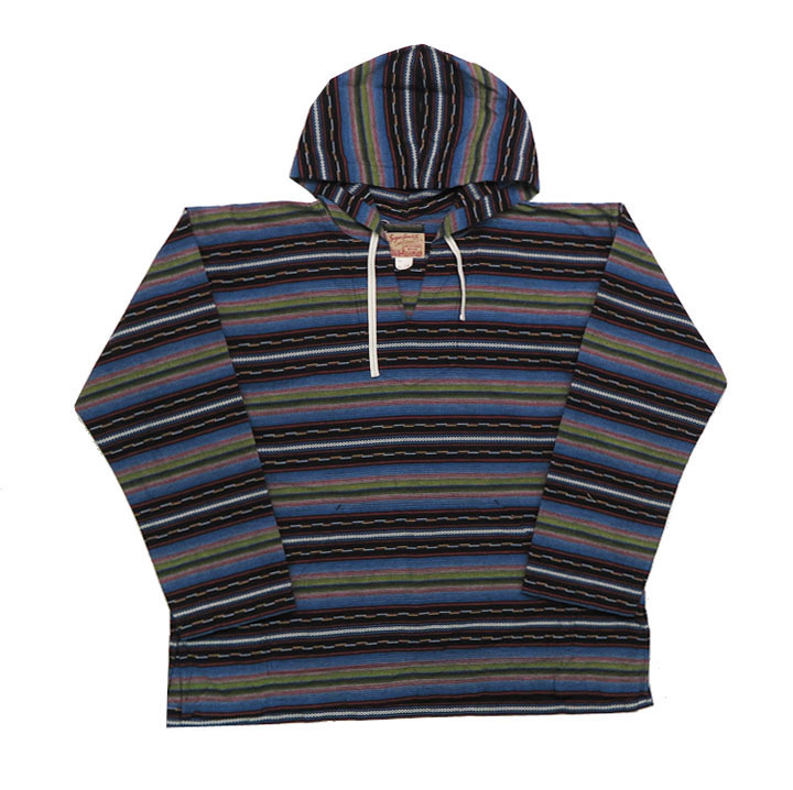 SUGAR CANE シュガーケーン セラーぺ ボーダー 長袖 バハシャツ SERAPE BORDER BAJA JACKET SC15077