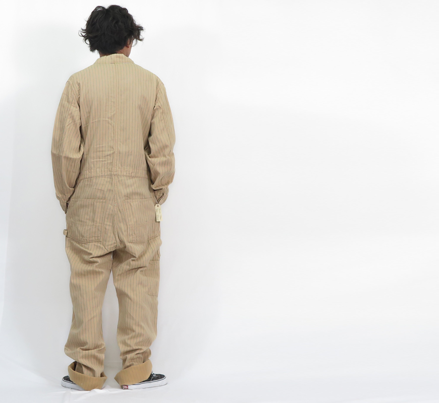 SUGAR CANE シュガーケーン コークストライプ オールインワン ツナギ