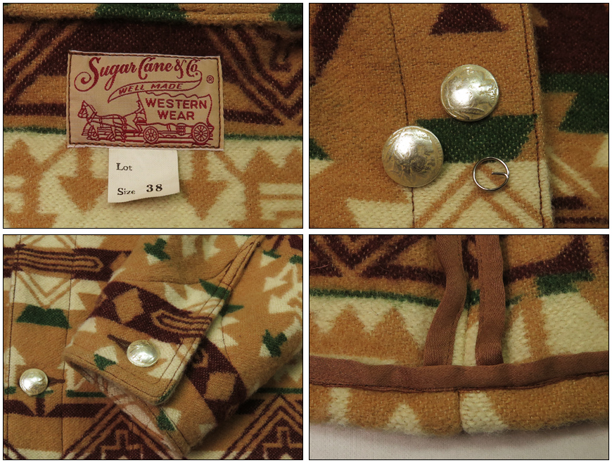 SUGAR CANE シュガーケーン ネイティブアメリカン ウールブランケット