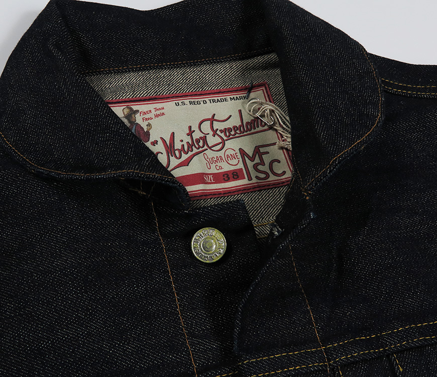 SUGAR CANE シュガーケーン MFSC 13.75oz デニム ランチ ブルゾン
