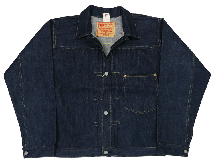 Sugar Cane S1945E 　SIZE46　　デニムGジャン SUGAR CANE シュガーケーン Super Denim Collectibles 14oz